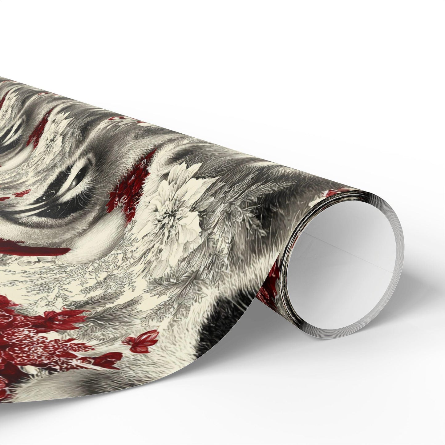 Christmas Raccoon Wrapping Paper: Funny Christmas Gift Paper, Perfect for Men Gift, Birthdays, Parties, Gift Wrap, and Festival Celebrations