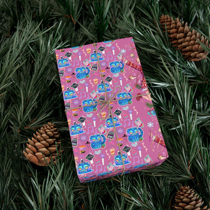 KPOP Demon Hunter Wrapping Paper, Holiday Gift Wrap for Huntrix Fans, Saja Boys Christmas Wrapping, DERPY TIGER Design, Wrapping Paper Rolls