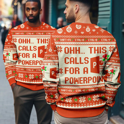 This Calls For A Spreadsheet Ugly Christmas Sweater, Excel Christmas Sweater, Tax Accountant Gift, Excel Group Matching Sweater Holiday Gift