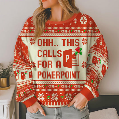 This Calls For A Spreadsheet Ugly Christmas Sweater, Excel Christmas Sweater, Tax Accountant Gift, Excel Group Matching Sweater Holiday Gift