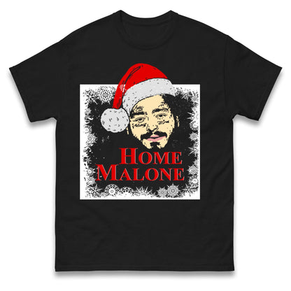 Home Malone Christmas Jumper, Funny Malone Xmas Tee, Cool Holiday Humor Gift Top, Trendy Meme Christmas Sweatshirt, Hilarious Festive Top