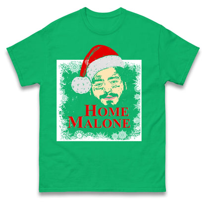 Home Malone Christmas Jumper, Funny Malone Xmas Tee, Cool Holiday Humor Gift Top, Trendy Meme Christmas Sweatshirt, Hilarious Festive Top