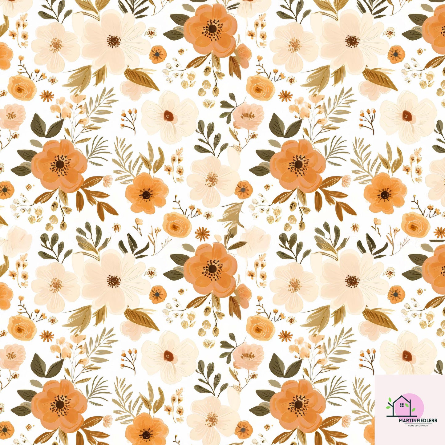Rustic Floral Wrapping Paper: Compostable Mulberry Paper for Autumn Weddings
