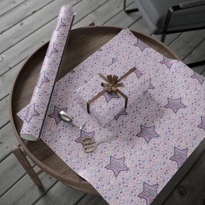 Happy Birthday Taylor Gift Wrapping Paper: Fan Birthday Decor