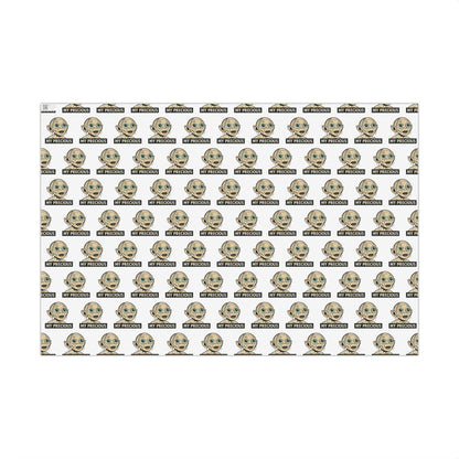 Wrapping Paper, Lord of the Rings Gollum My Precious Gift Wrap, Hobbit Themed Present Wrap, LotR Fans Birthday Party Supplies, Geeky Holiday