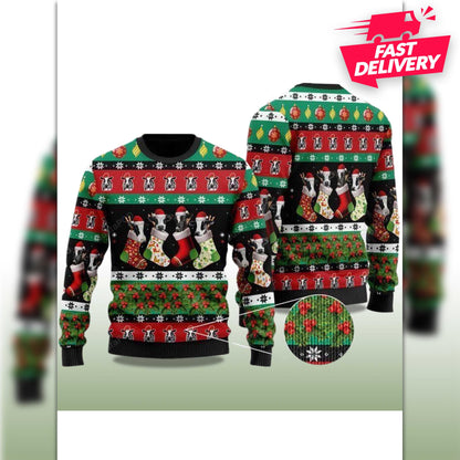 Dairy Cow Christmas Ugly Sweater, Family Matching Outfit, Friends Party, Hoodie Xmas Gifts, funny Shirt For Dad, Sweater Gift For Husband