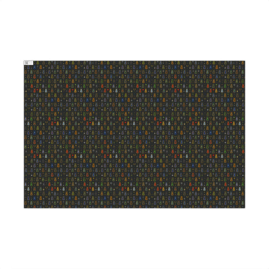 Wrapping Paper, RuneScape Cape Design, Gamer Gift Wrap, Gaming Holiday Decor, Video Game Theme, Geeky Present Wrap