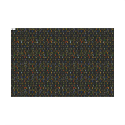 Wrapping Paper, RuneScape Cape Design, Gamer Gift Wrap, Gaming Holiday Decor, Video Game Theme, Geeky Present Wrap