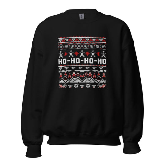 Ugly Christmas | Classic Knit Pattern Jumper | Traditional Festive Holiday Party Wear | Santa Xmas Knitwear