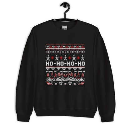 Ugly Christmas | Classic Knit Pattern Jumper | Traditional Festive Holiday Party Wear | Santa Xmas Knitwear