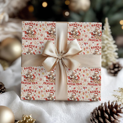 Wrapping Papers, Fanum Tax Meme Christmas Gift Wrap, Kids Funny Wrapping Paper, Brain Rot Slang Gift Wrap, Gen Alpha Meme, Holiday Gift Wrap