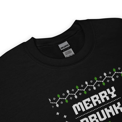 Merry Drunk Not Merry Funny Christmas Jumper | Alcohol Knit Ugly Xmas | Festive Drinking Party Holiday Gift