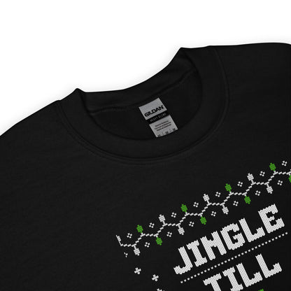 Jingle Till I’m Tipsy Funny Ugly Christmas Jumper | Booze Festive Knitwear | Drinking Party Xmas Gift for Friends