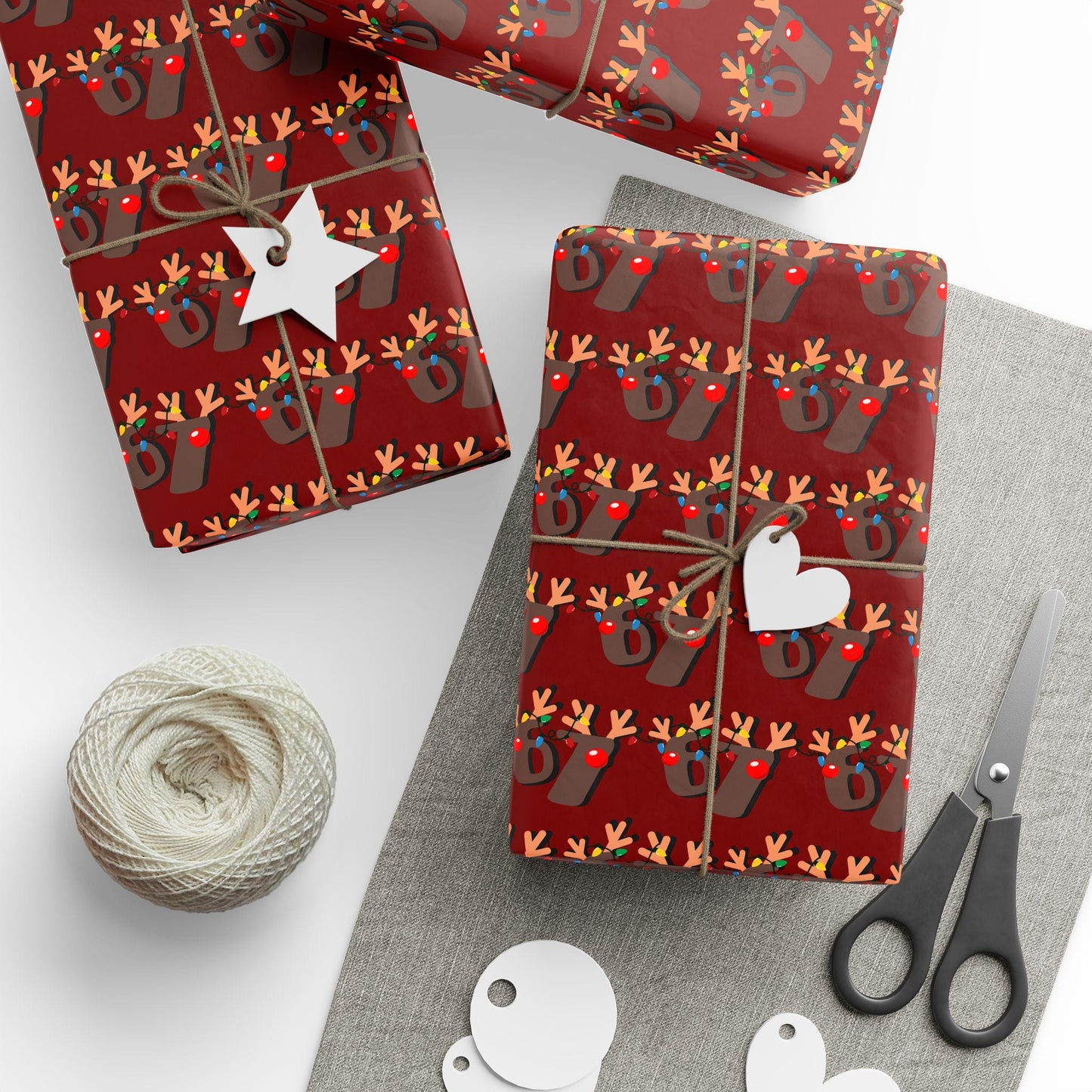 67 Wrapping Papers, 67 Meme Christmas Gift Wrap, Kids Funny Wrapping Paper, Reindeer 67 Wrap, Brain Rot meme, Holiday Gift Wrap