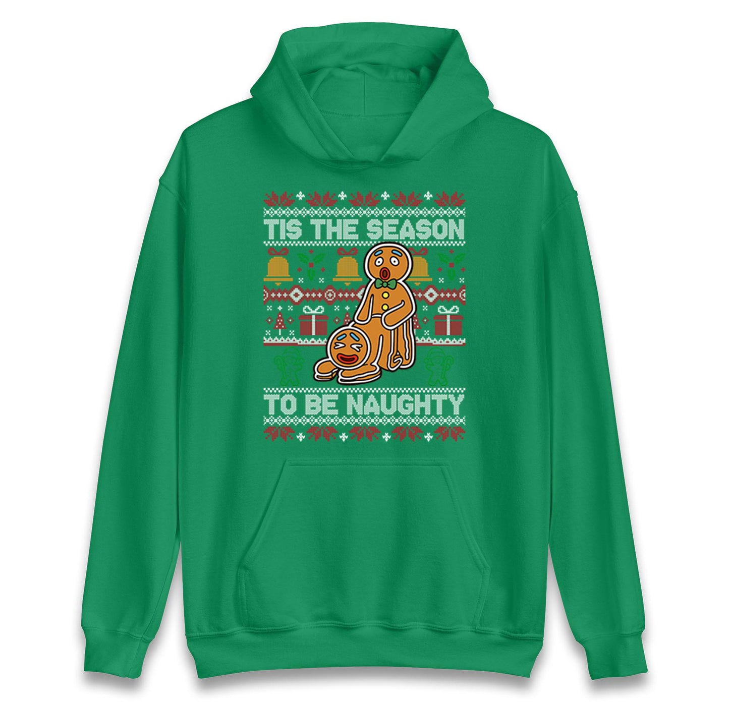 Tis The Season To Be Naughty Christmas Funny Jumper, Xmas Funny Gingerbread Hoodie, Christmas T Shirt, Ugly Christmas jumper