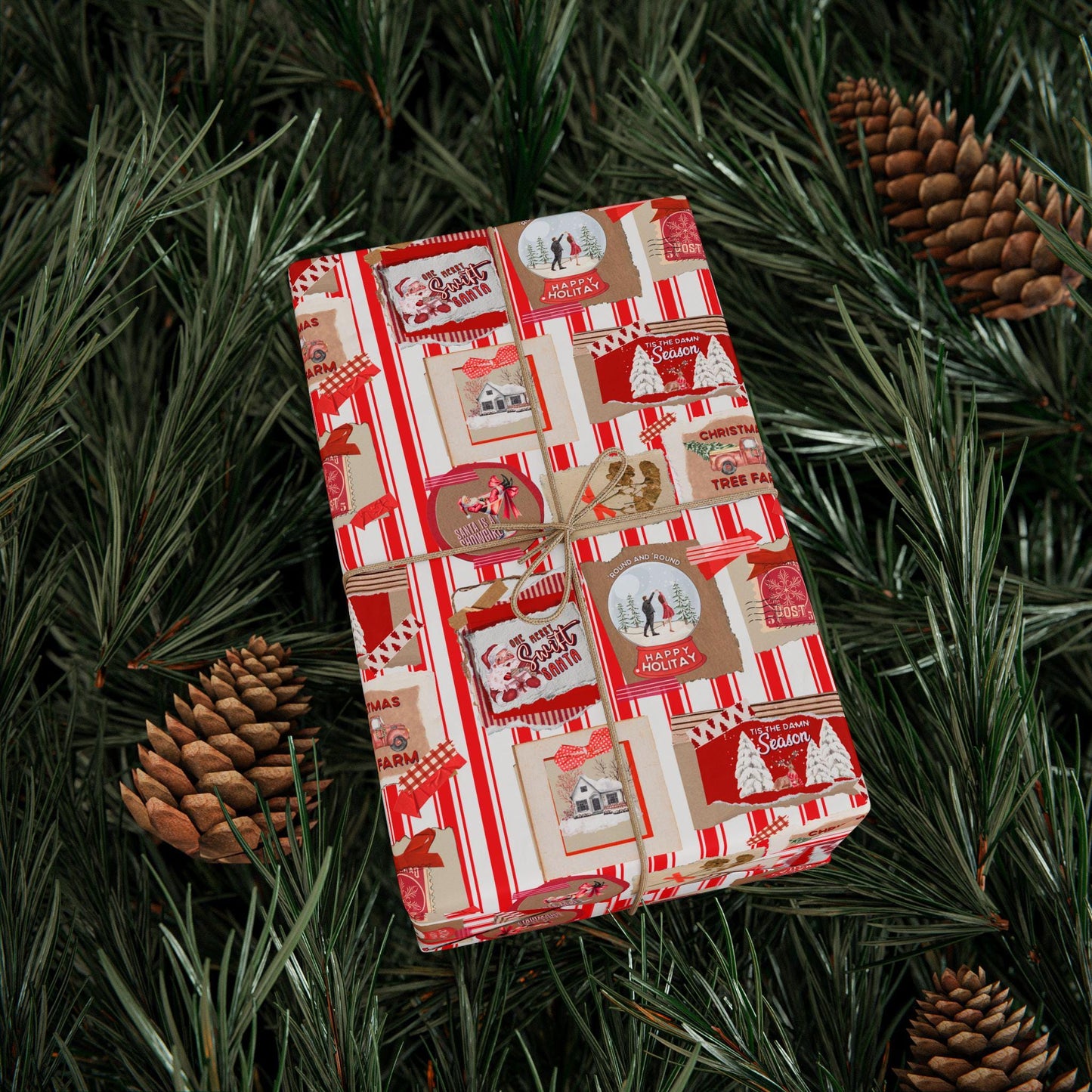 Taylor Inspired Christmas Gift Wrapping Papers - HoliTAY Gift Wrap - TAY Holiday Gift, Tswift Gift Idea, SWIFT SHIPPING