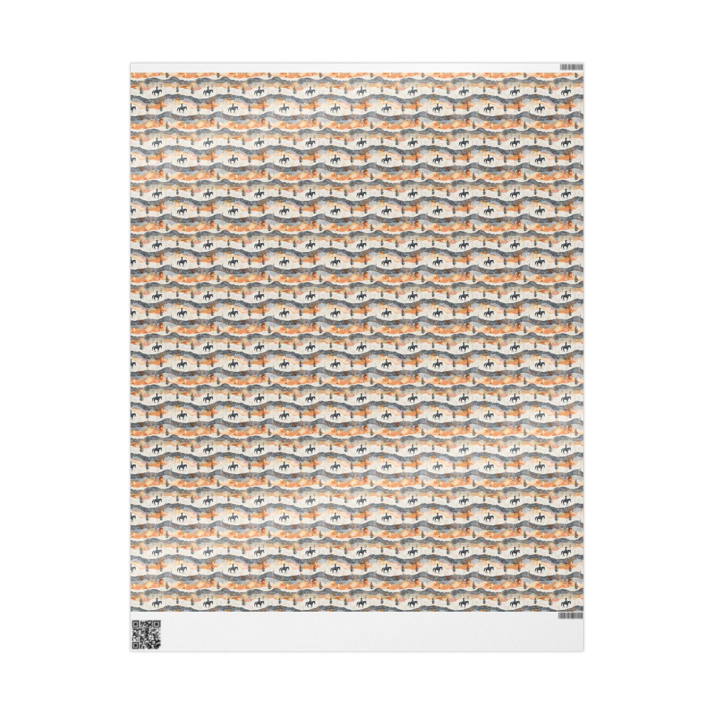 Cactus and Cowboy Wrapping Paper Western Desert Gift Wrap for Ranch Events and Rustic Packaging #18