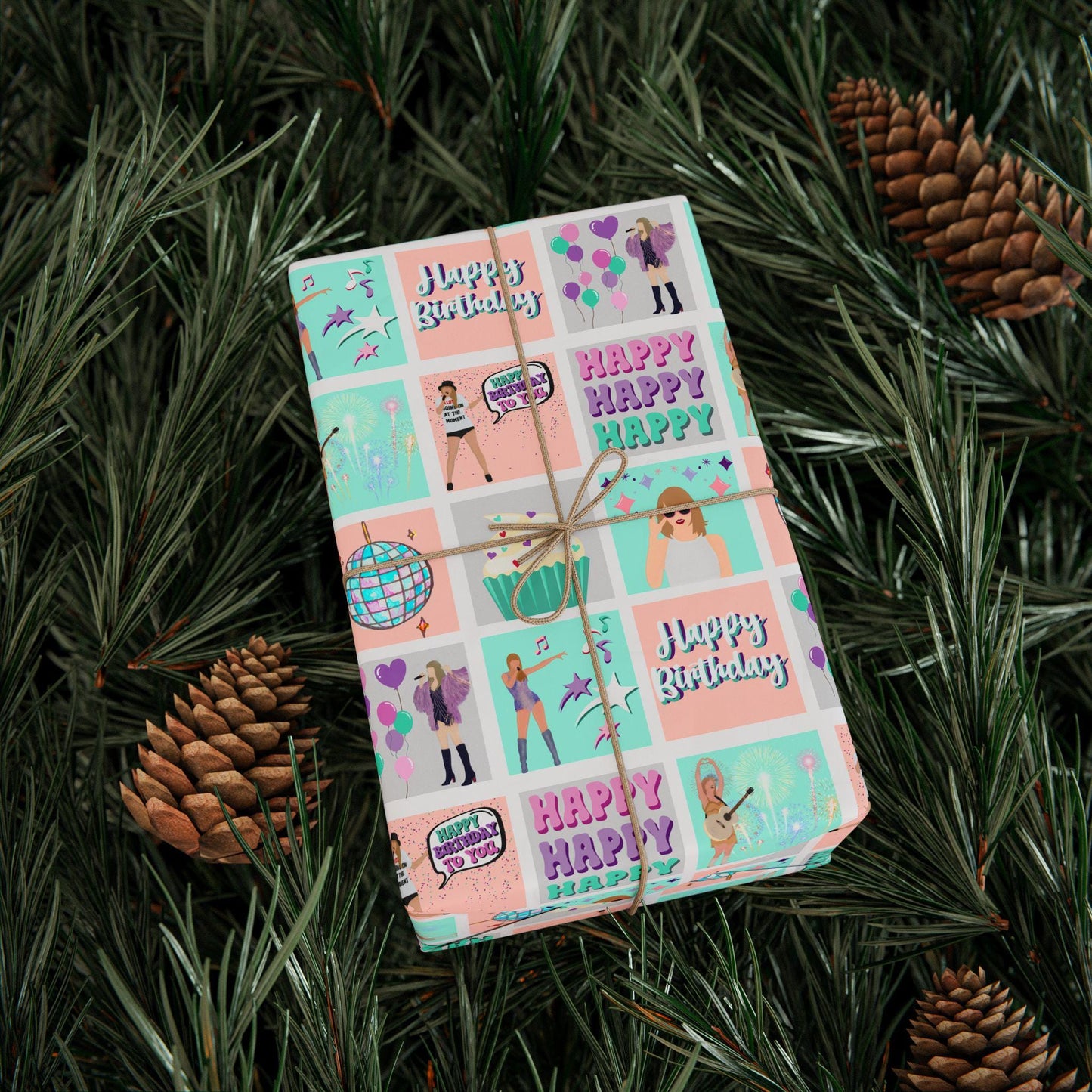 Taylor Birthday Gift Wrap: Bday Gift Idea, Swift Shipping