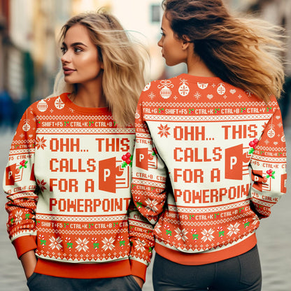 This Calls For A Spreadsheet Ugly Christmas Sweater, Excel Christmas Sweater, Tax Accountant Gift, Excel Group Matching Sweater Holiday Gift