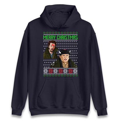 Funny Burglars Christmas Jumper, Merry Xmas Funny Hoodie, Funny Christmas Movie Thieves T Shirt, Festive Christmas Top