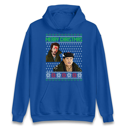 Funny Burglars Christmas Jumper, Merry Xmas Funny Hoodie, Funny Christmas Movie Thieves T Shirt, Festive Christmas Top