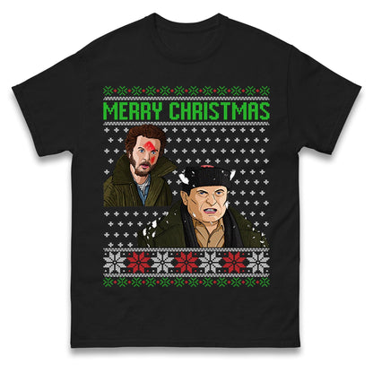Funny Burglars Christmas Jumper, Merry Xmas Funny Hoodie, Funny Christmas Movie Thieves T Shirt, Festive Christmas Top