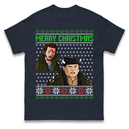 Funny Burglars Christmas Jumper, Merry Xmas Funny Hoodie, Funny Christmas Movie Thieves T Shirt, Festive Christmas Top