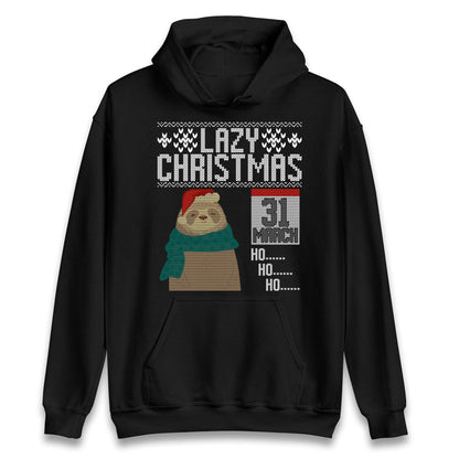 Lazy Sloth Christmas Jumper Ho Ho Ho funny ugly sweatshirt, Funny Christmas jumper, Xmas Gift T Shirt