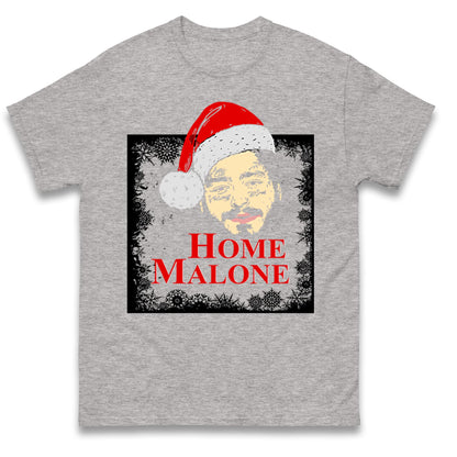 Home Malone Christmas Jumper, Funny Malone Xmas Tee, Cool Holiday Humor Gift Top, Trendy Meme Christmas Sweatshirt, Hilarious Festive Top