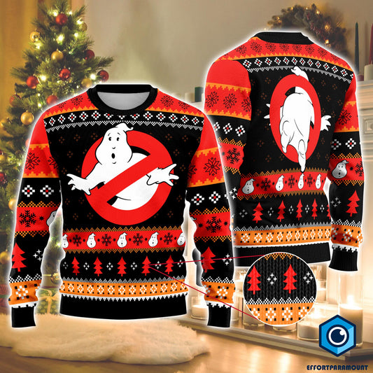Ghostbusters Christmas Sweater, Ghost Busters Ugly Christmas Christmas Sweater, Ghostbusters Christmas Movie Sweater, Gift for Men and Women