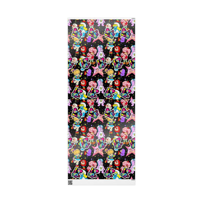 80s Retro Wrapping Papers, Vintage Custom Gift Wrap for Birthdays and Holidays, High-Quality Fine Print, Special Occasion Supplies,
