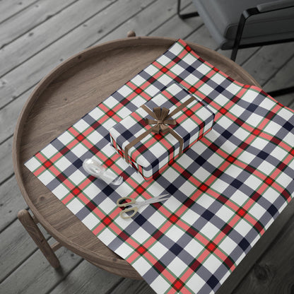 Plaid Wrapping Papers, Vintage Plaid GIFT WRAP, Raulph Lauren Christmas, Rustic Holiday,  Plaid Festive HOLIDAY Paper