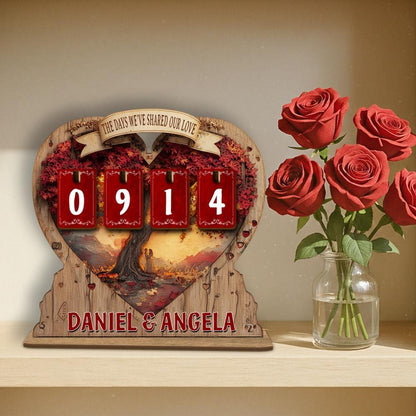 Personalized Wooden Book Tracker, Reading Number Display, Bookshelf Decor
