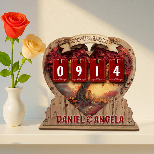 Personalized Wooden Book Tracker, Reading Number Display, Bookshelf Decor