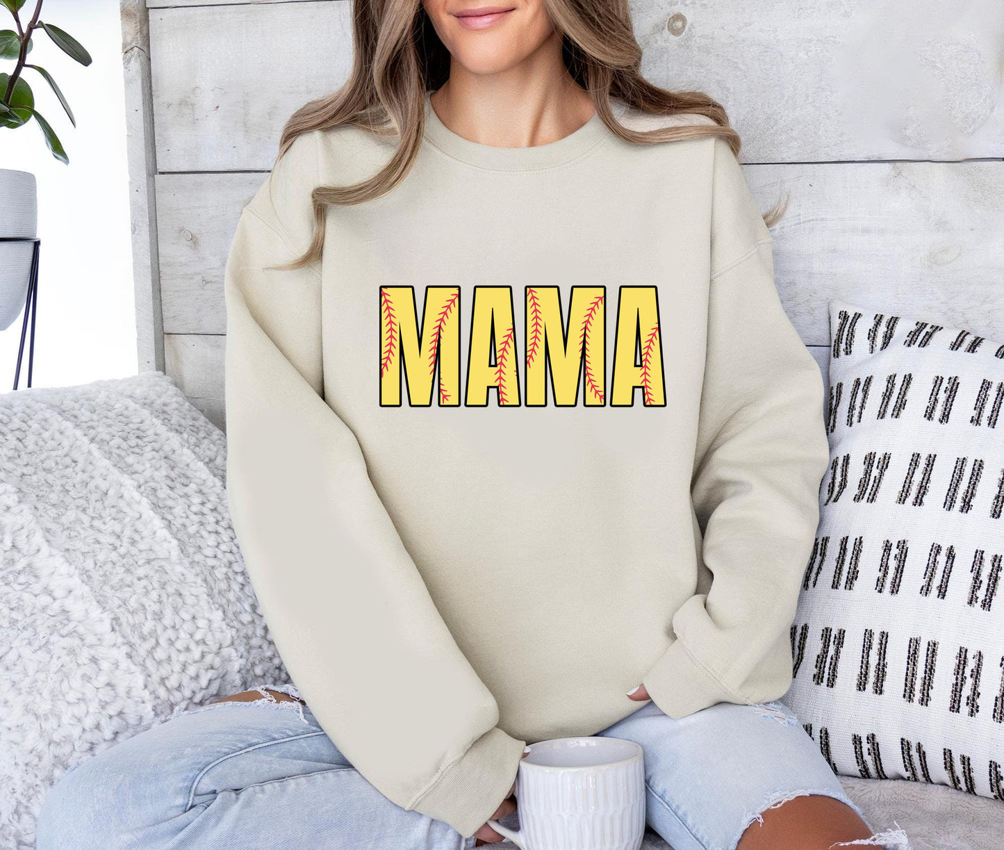 Cute Softball Mama Shirt, Mothers Day Gift For Softball Mom, Gift For Softball Lover Mom Shirt, Mothers Day Shirt, Softball Season Mom Shirt