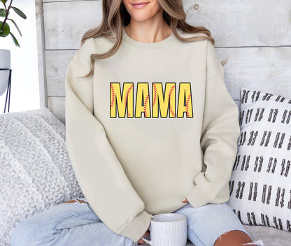 Cute Softball Mama Shirt, Mothers Day Gift For Softball Mom, Gift For Softball Lover Mom Shirt, Mothers Day Shirt, Softball Season Mom Shirt