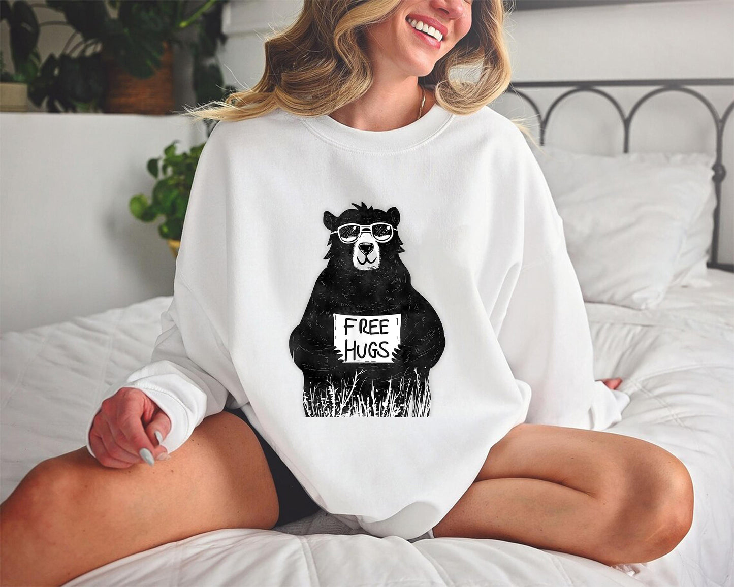 Free Hugs from Grizzly Bear Sweatshirt
