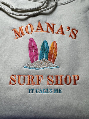 Embroidered Surf Shop Unisex Hoodie Sweatshirt