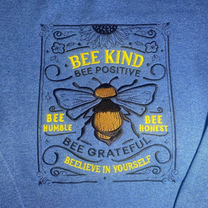 Bee Kind Embroidered Sweatshirt, Custom