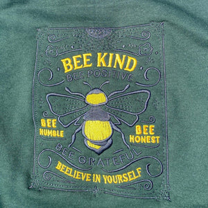 Bee Kind Embroidered Sweatshirt, Custom