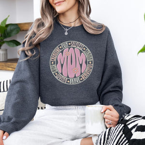 Floral Mama Embroidered Sweatshirt, Mom Birthday Gift, Creative Loved Mom Shirt, Mothers Day Git, Mom Birthday Gift