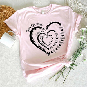 Personalized Mom, Grandma, Great Grandma T Shirt, Sweatshirt, Great Grandma Gifts, Mother's Day Gifts For Great Grandma, Birthday Gifts