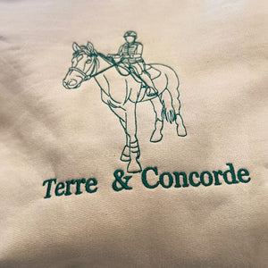 Custom Personalized Horse Sweatshirt | Embroidered Horse Hoodie | Unique Christmas Gift | Unique Gifts For Horse Lovers