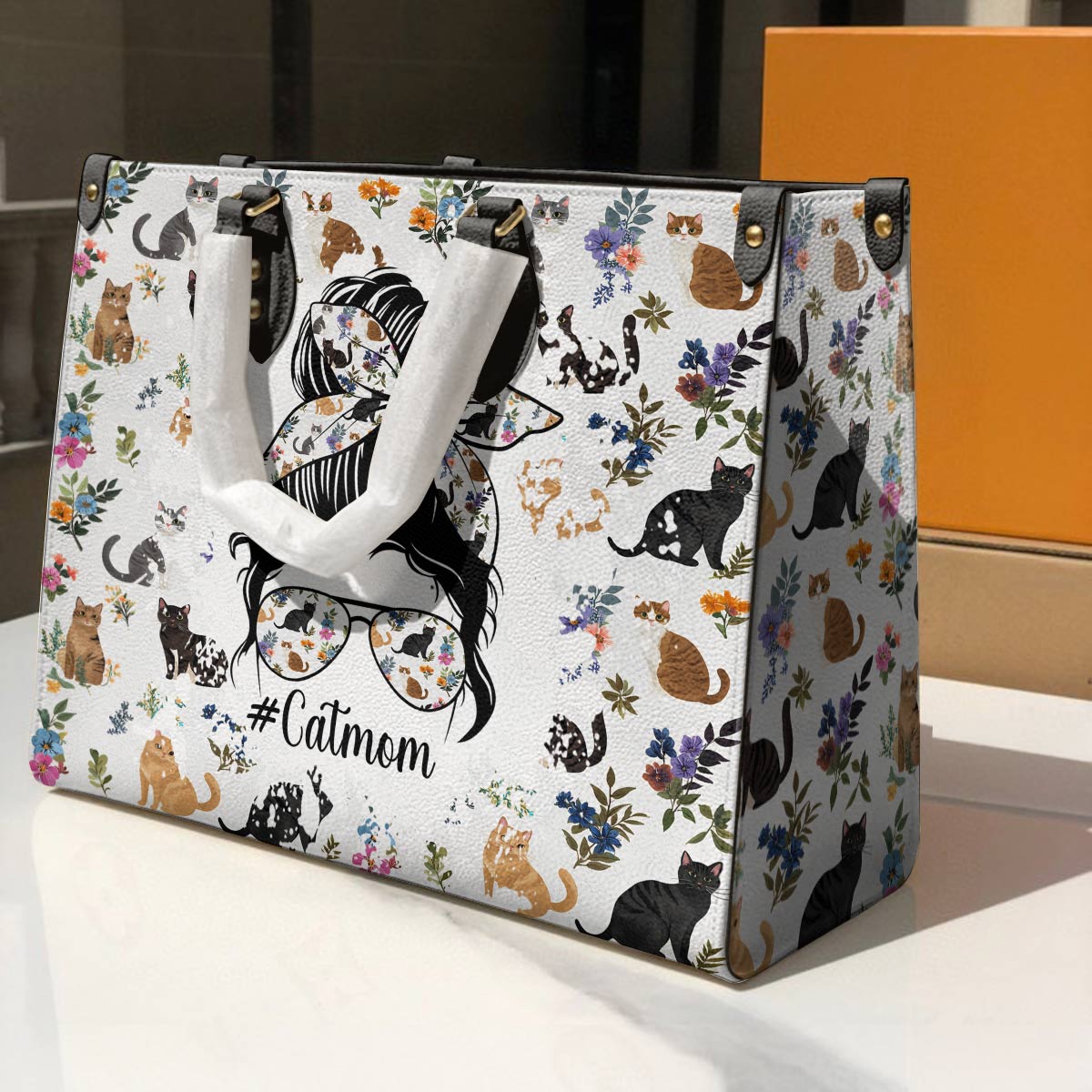 Leather Bag Catmom