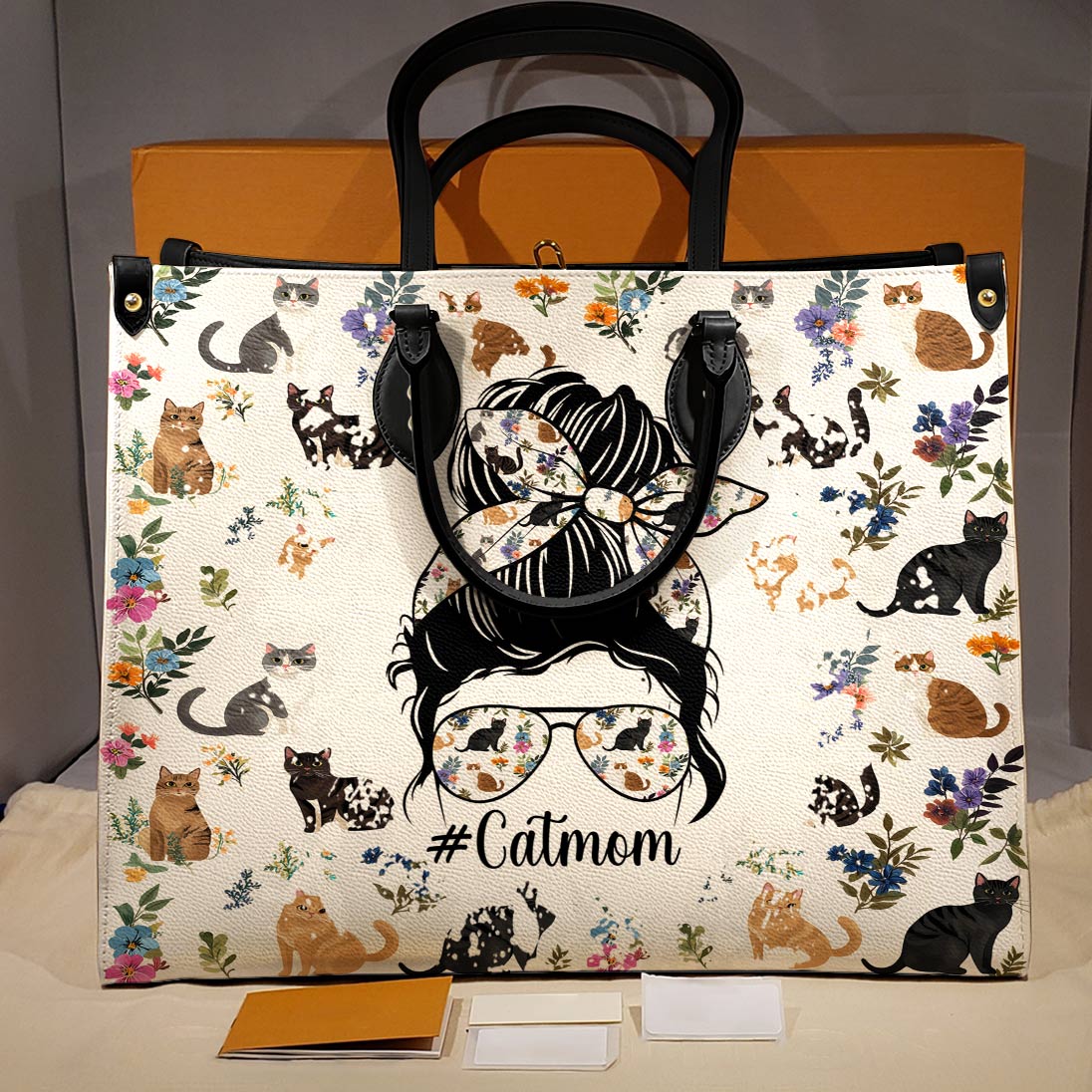 Leather Bag Catmom