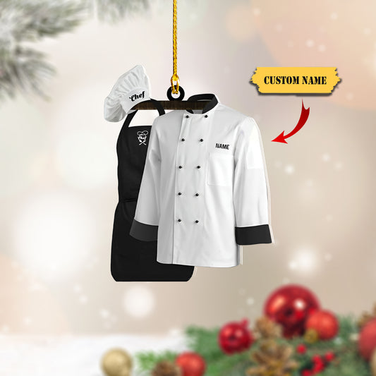 Master chef Christmas Ornament, chef Ornament, Gift For chef, Ornament Decoration, Ornament For Gift, Ornament Christmas