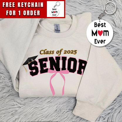 Senior 2025 Shirt, Class of 2025 Shirt, Coquette Senior 2025 Shirt, Graduation Shirt, High school Senior Shirt