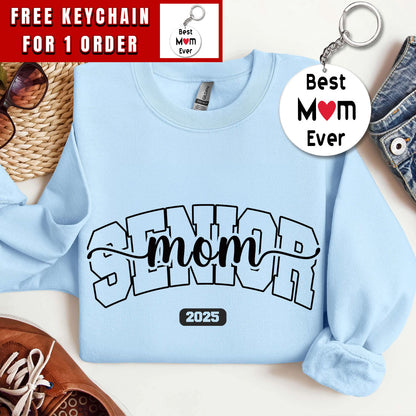 Senior Mom 2025 Sweatshirt, Senior Mom Gift, Graduation Mom Hoodie, Class Of 2025, Senior Mom 2025, Proud Mom,Senior Cheer Mom