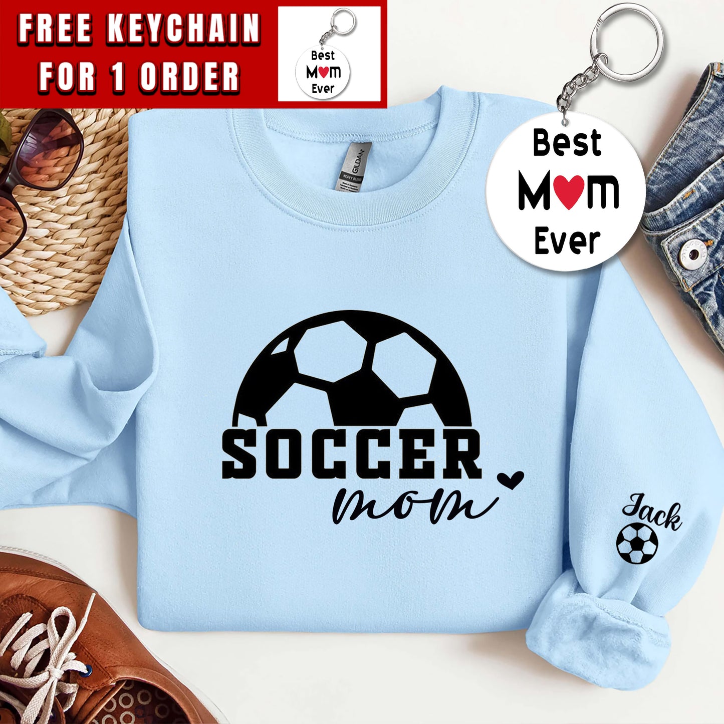 Soccer mom Sweatshirt & Hoodie,custom soccer mom sweatshirt