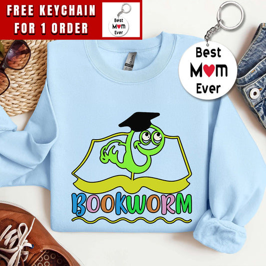 Bookworm Sweatshirt, Cute Teacher Books Lover Sweatshirt, ESL Teacher Sweatshirt, Teacher Reading Sweatshirt, Group Teacher Shirt